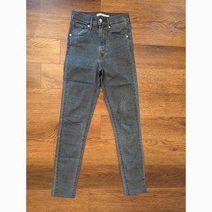 Levi's Mile High Skinny Ankle Jean 24 Washed Blue